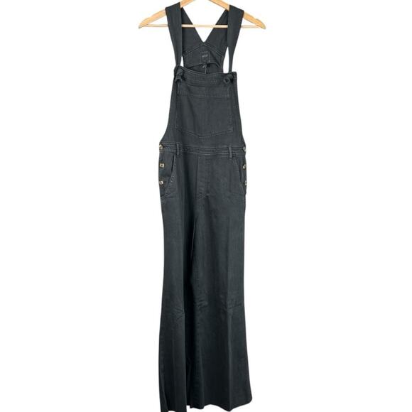 aerie Pants - Aerie Wide Leg Smoked Gray Overalls Women’s Size Medium NWT